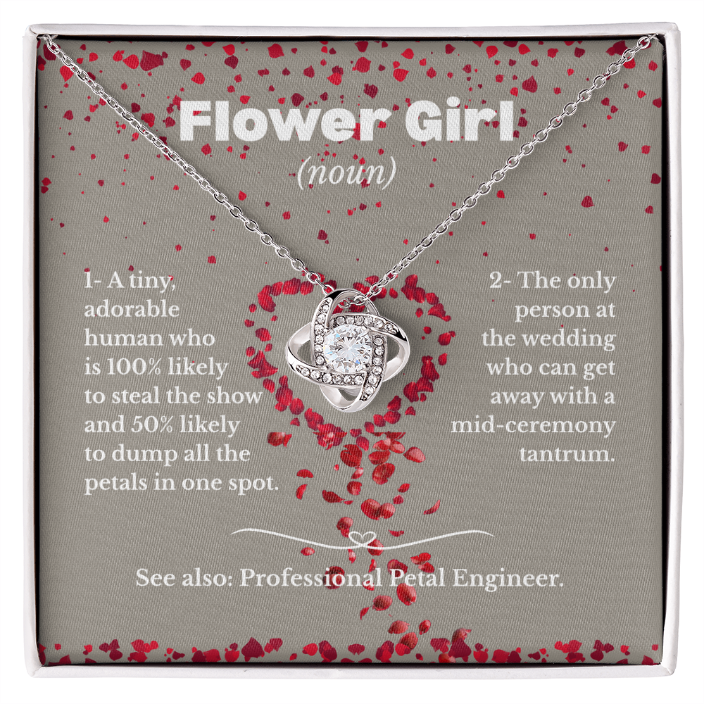 Flower Girl - Definition - Love Knot Necklace