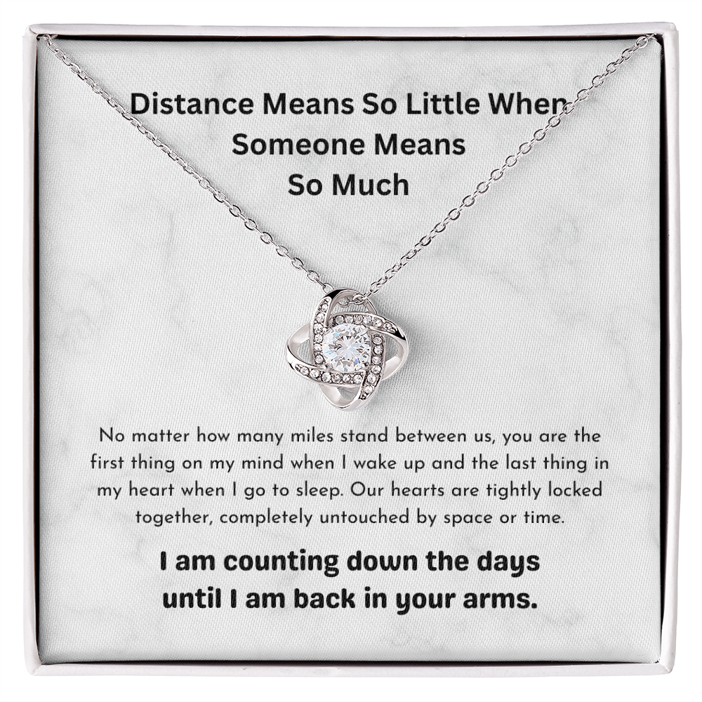 The "No Distance Can Break Us" Interlocking Knot for Long Distance