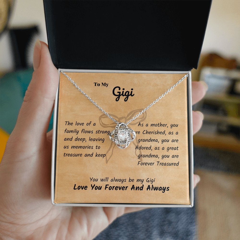 Gigi - The love - Love Knot Necklace