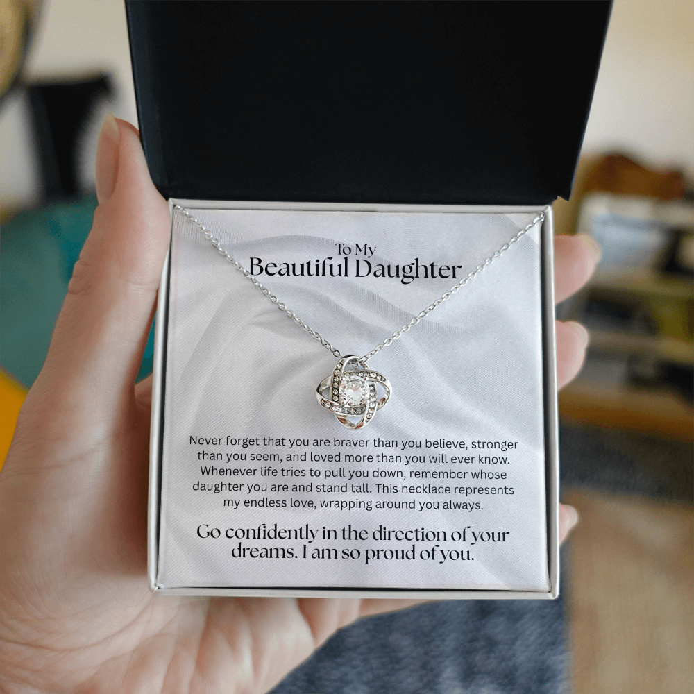 The "Endless Love" Interlocking Knot Necklace for Daughter