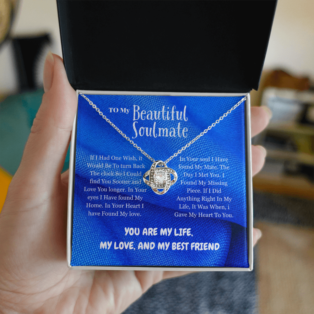 Soulmate - If I had - Love Knot Necklace