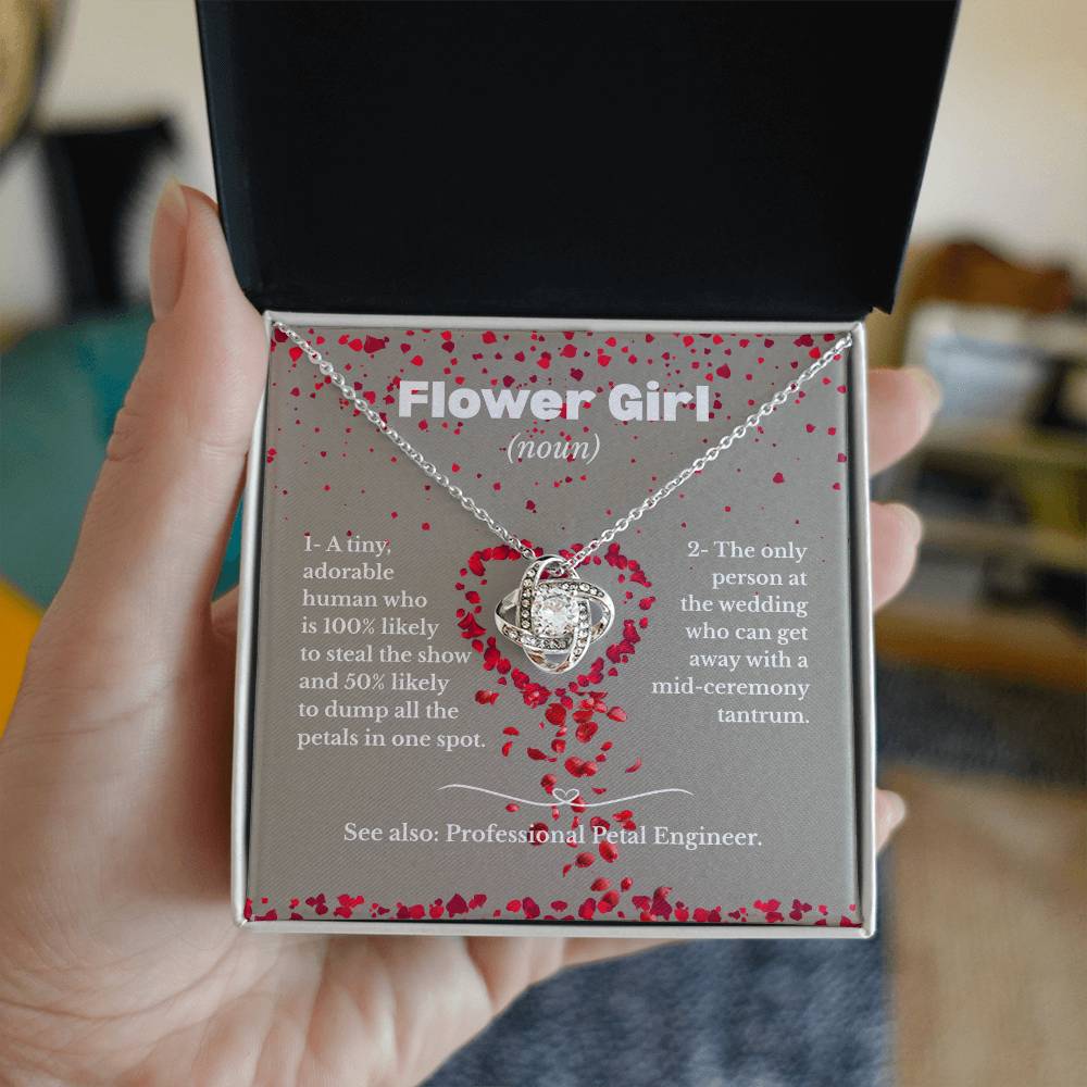Flower Girl - Definition - Love Knot Necklace