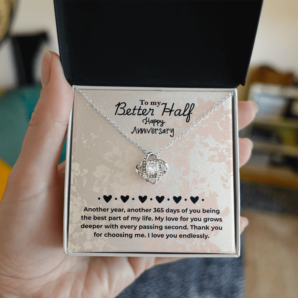 Better Half - Another year - Love Knot Necklace