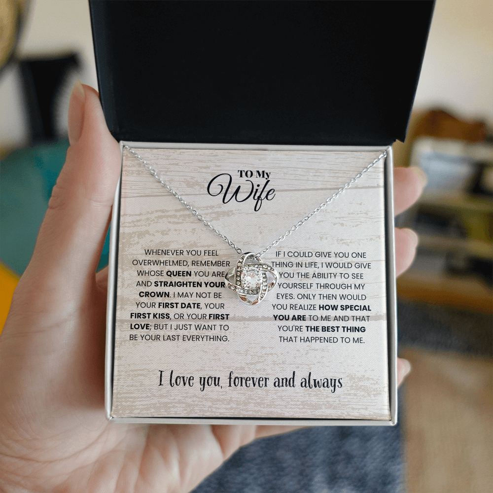 Wife - WHENEVER YOU FEEL - Love Knot Necklace