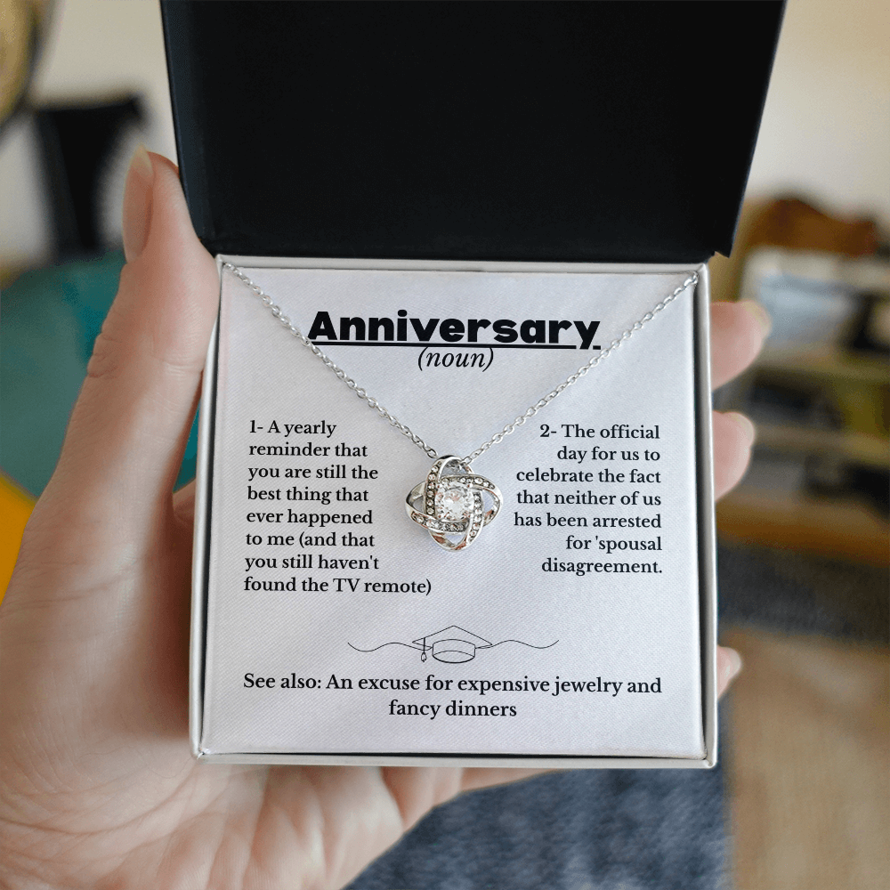 Anniversary - Definition - Love Knot Necklace