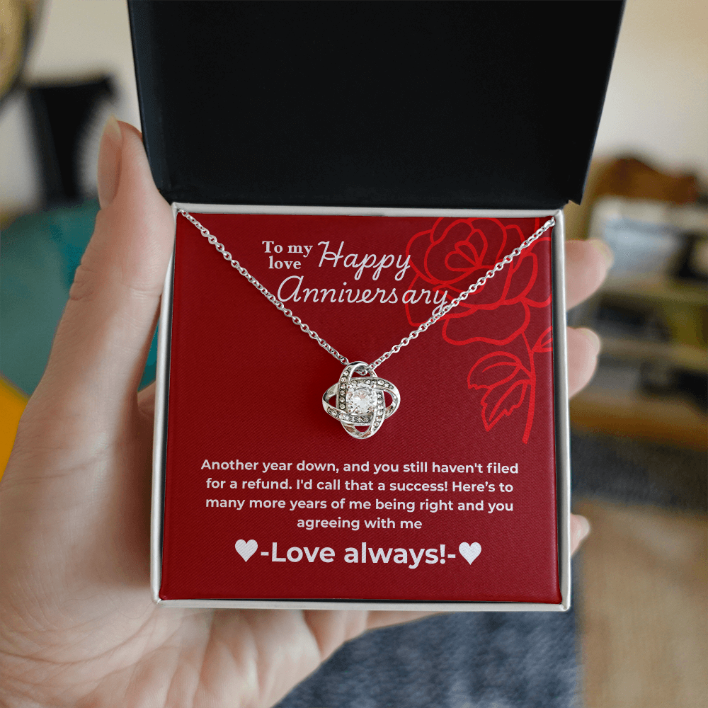 My love - Another year - Love Knot Necklace