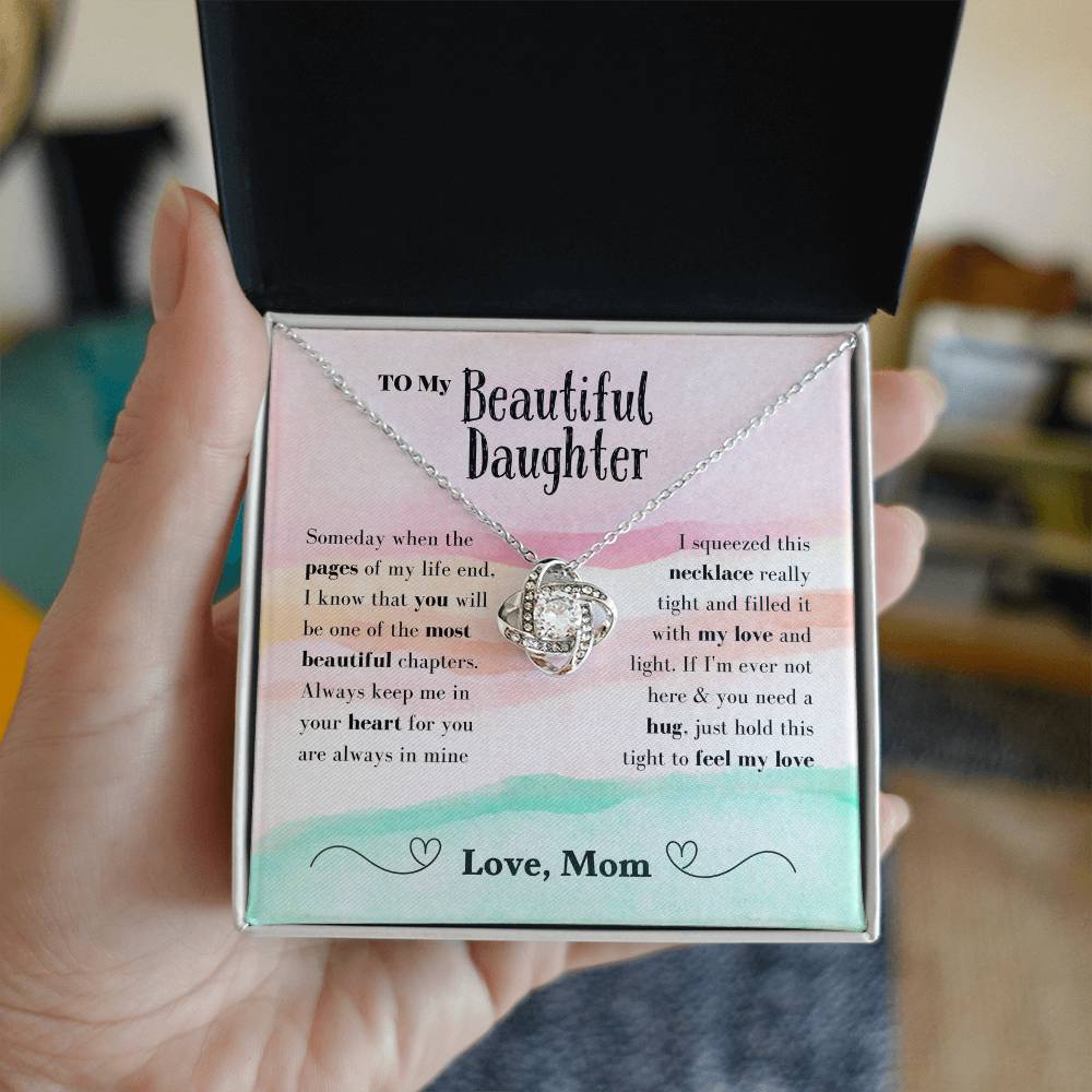 daughter - Someday - Love Knot Necklace