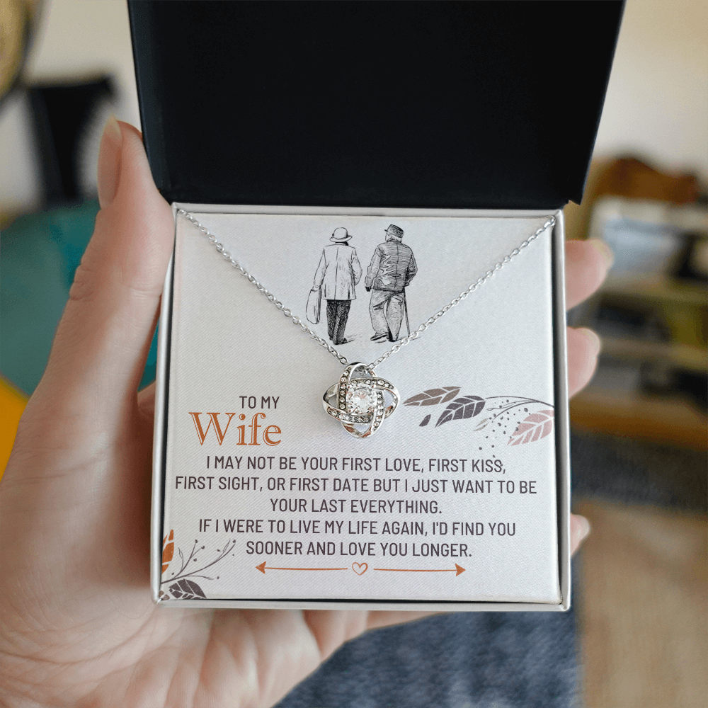 Wife - I MAY NOT - Love Knot Necklace
