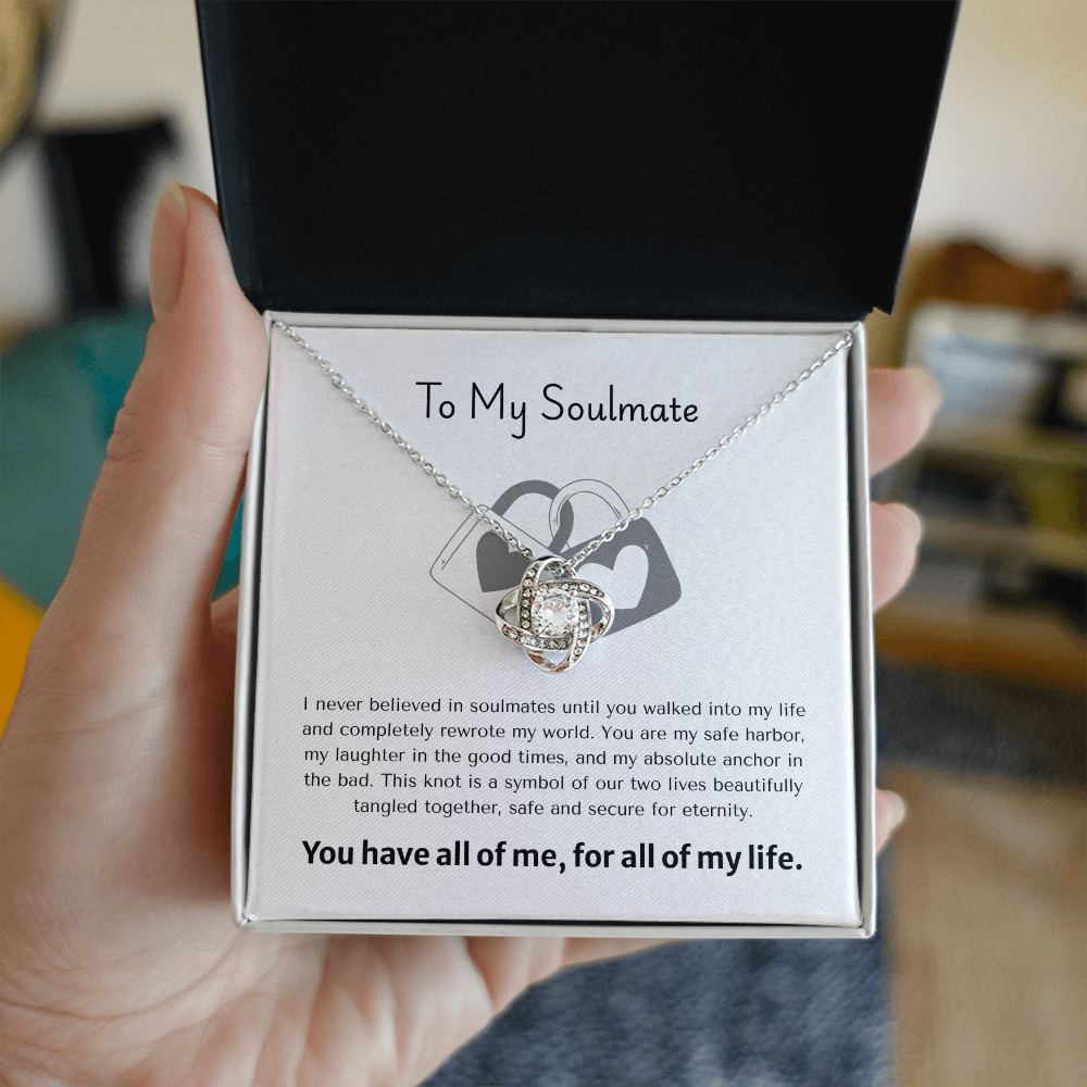 The "Cosmic Connection" Love Knot Pendant for Soulmate