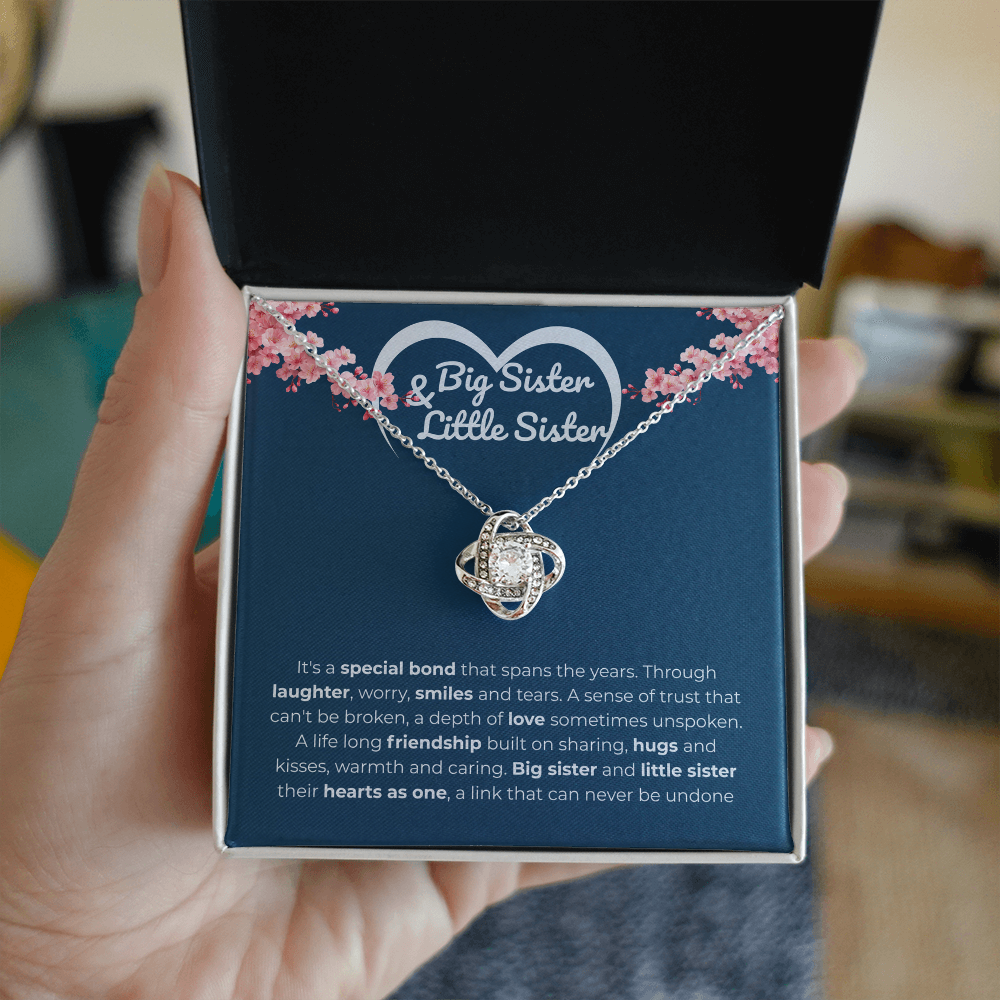 Sister - It's a special bond - Love Knot Necklace