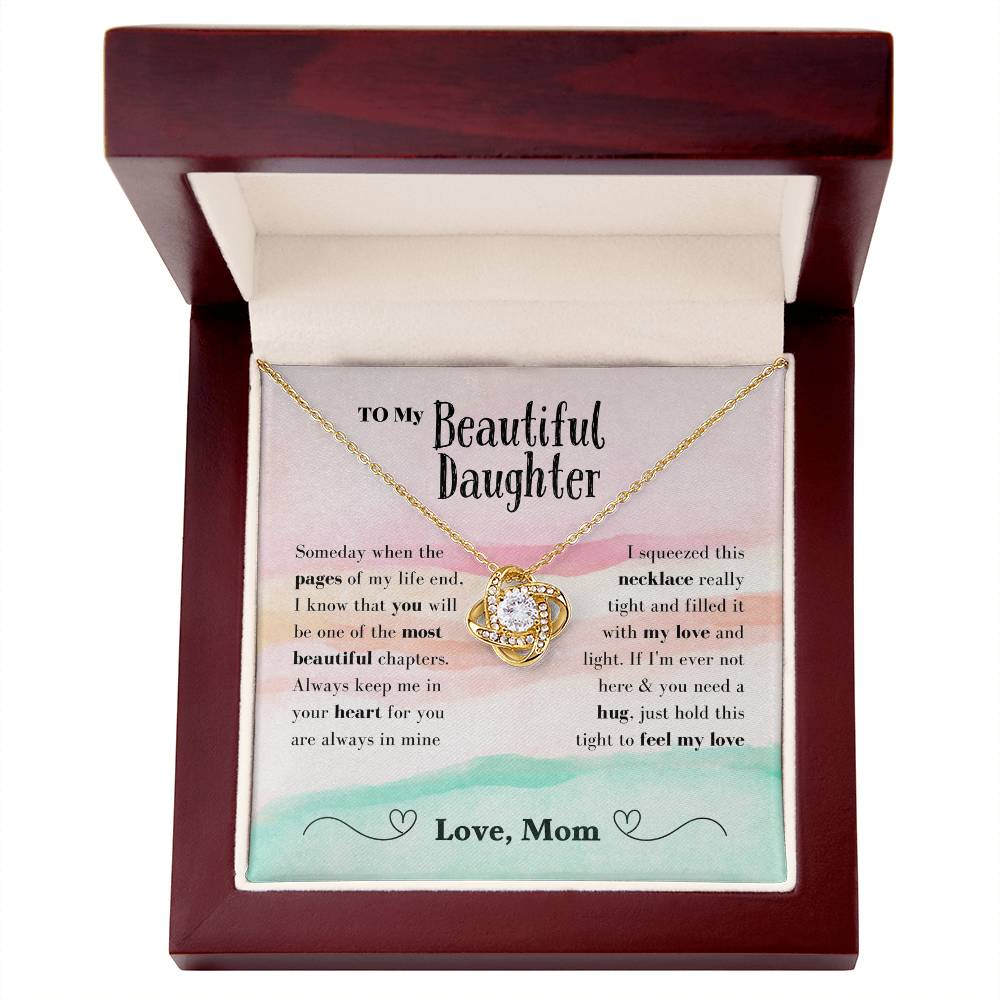 daughter - Someday - Love Knot Necklace