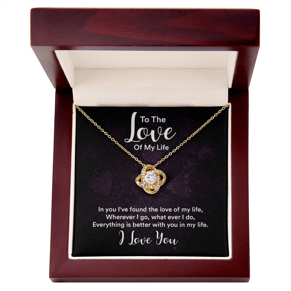 To love - In you - Love Knot Necklace