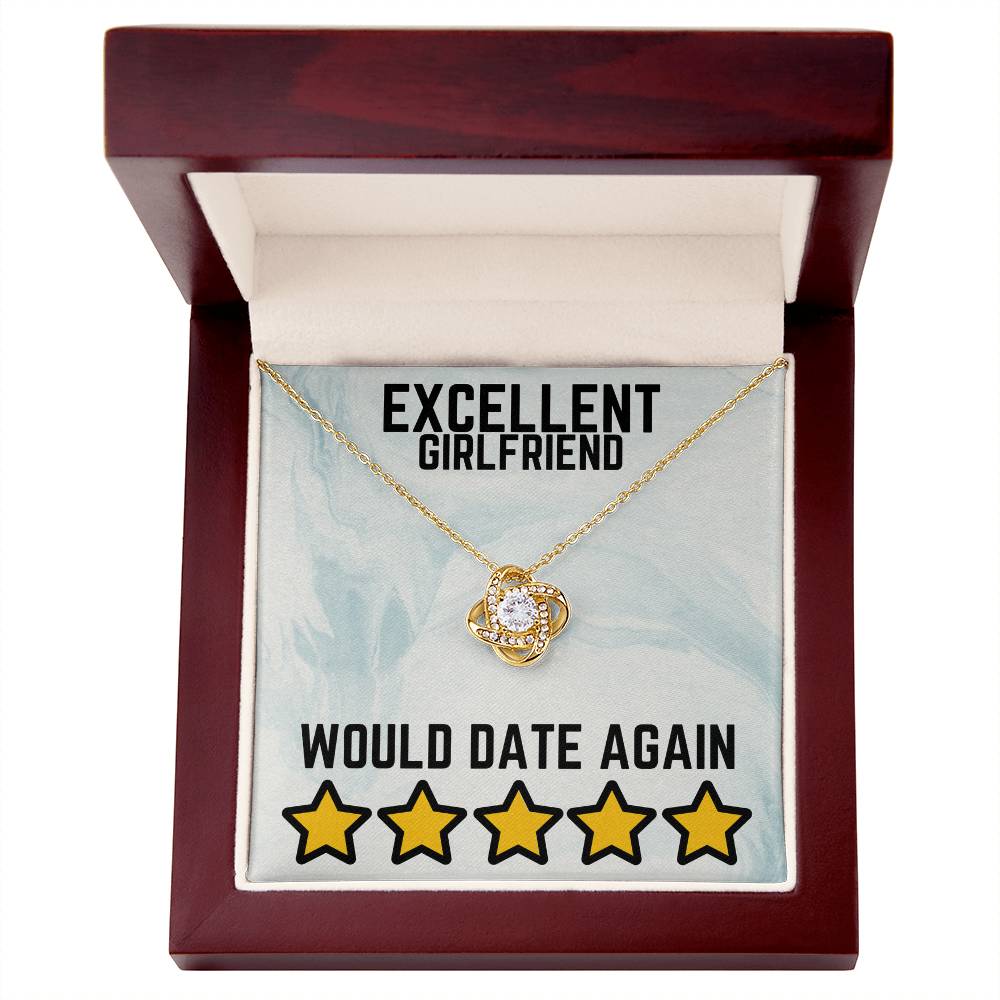 Excellent girlfriend - Would date again - Love Knot Necklace