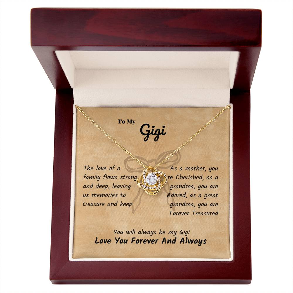 Gigi - The love - Love Knot Necklace