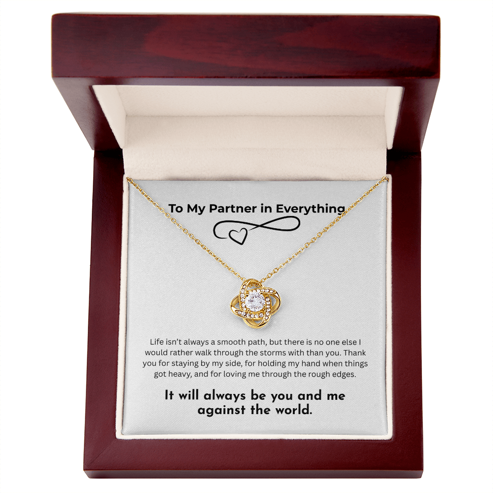 The "Resilient Love" Weathering the Storm Knot Necklace
