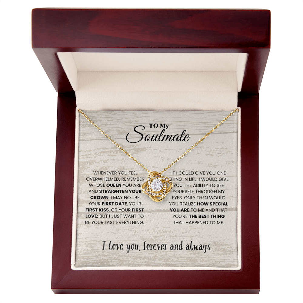 Soulmate - Whenever you feel - Love Knot Necklace