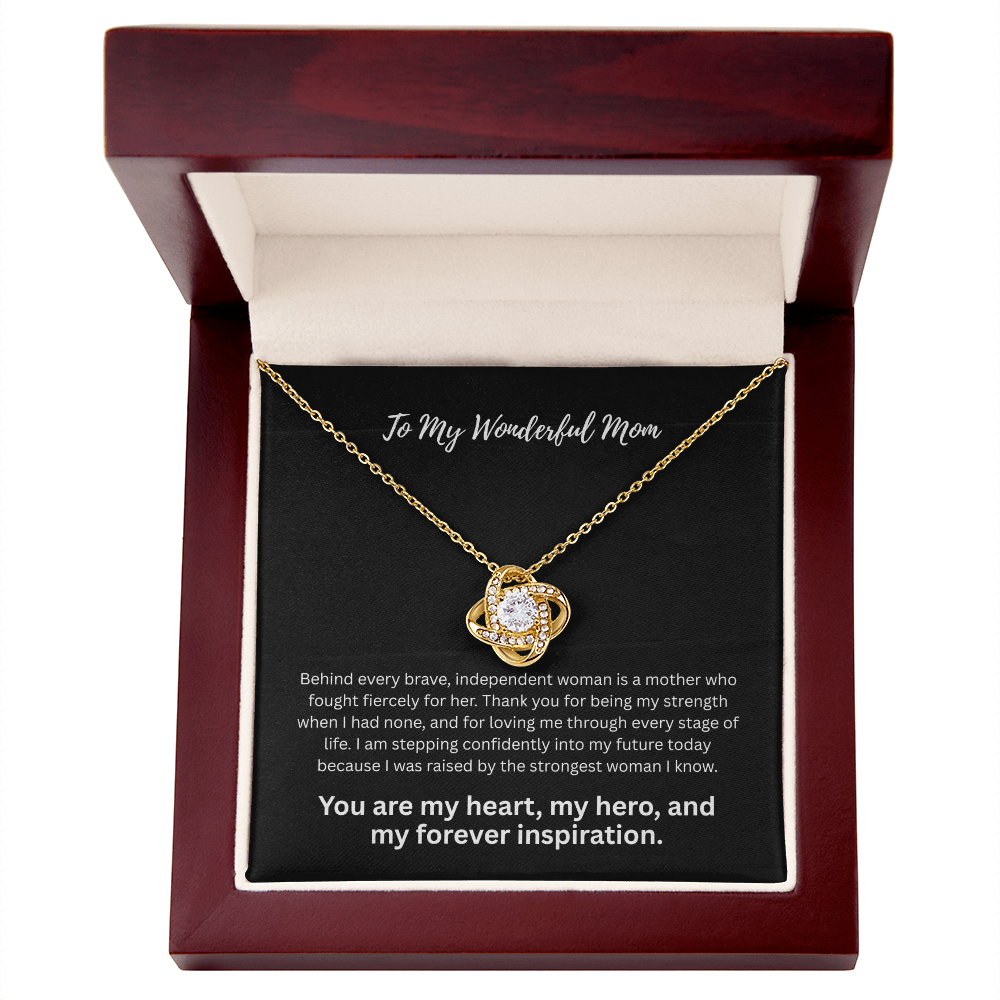 The "Unbreakable Bond" Mother of the Bride Interlocking Knot