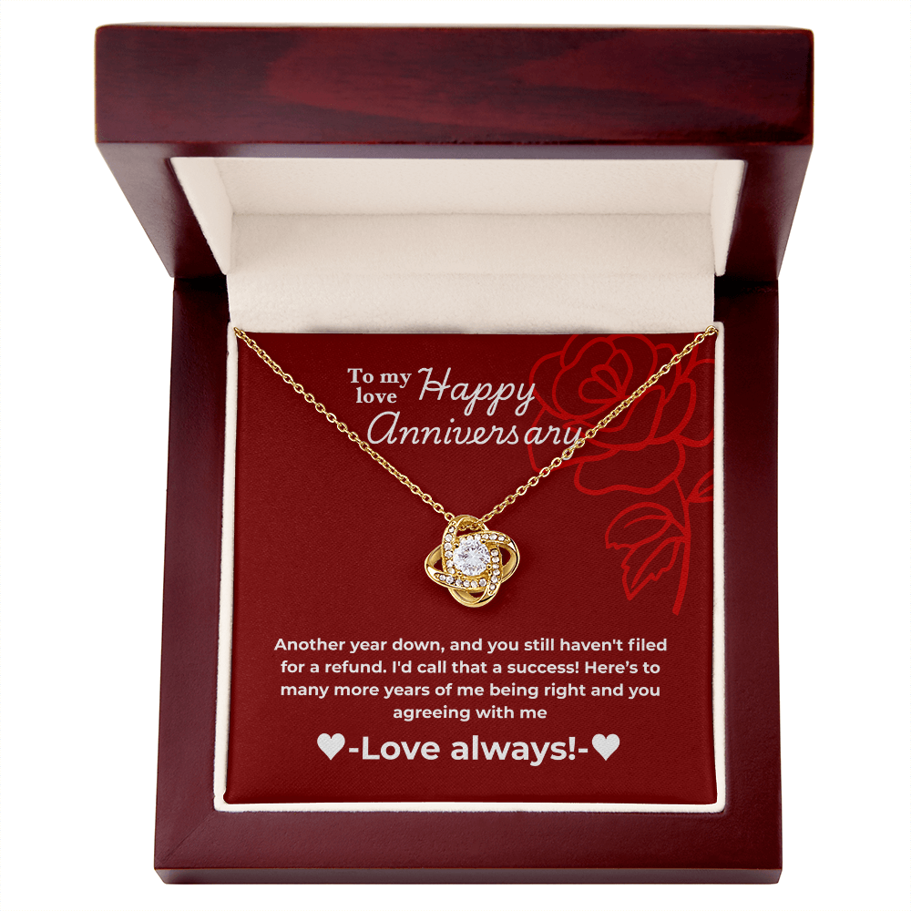 My love - Another year - Love Knot Necklace