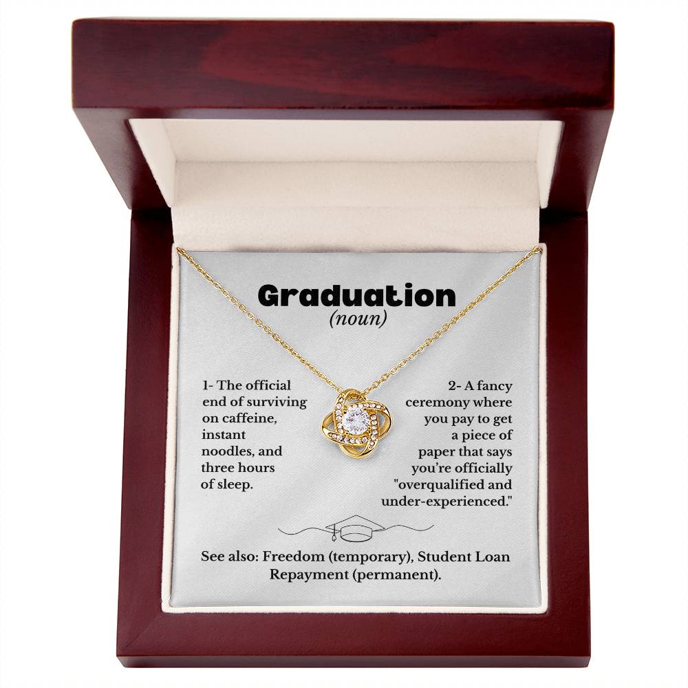 Graduate - Definition - Love Knot Necklace