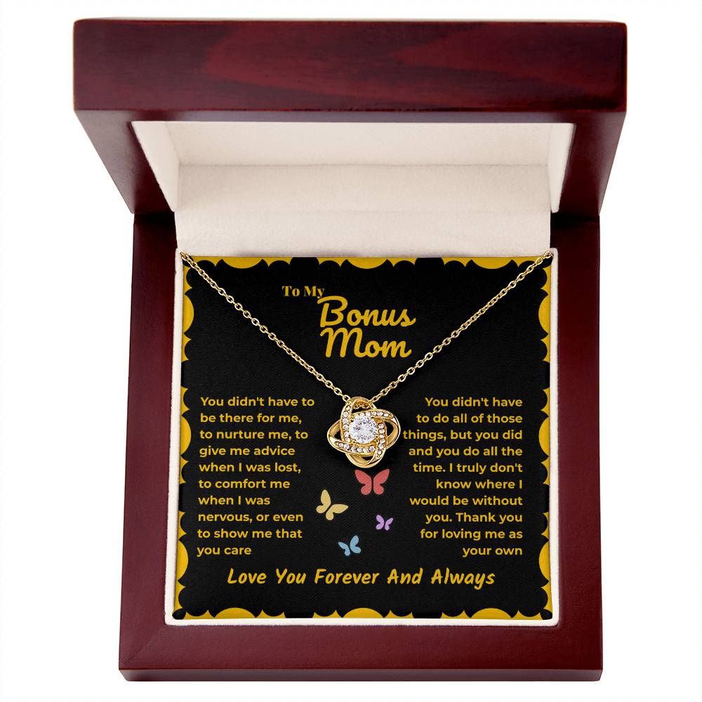 Step mom - You didn't have to - Love Knot Necklace