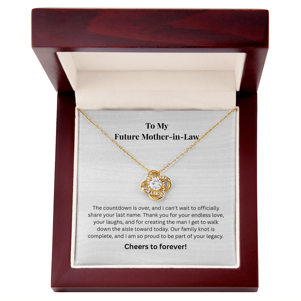 The "Modern Legacy" Interlocking Wedding Knot for Mother-in-Law