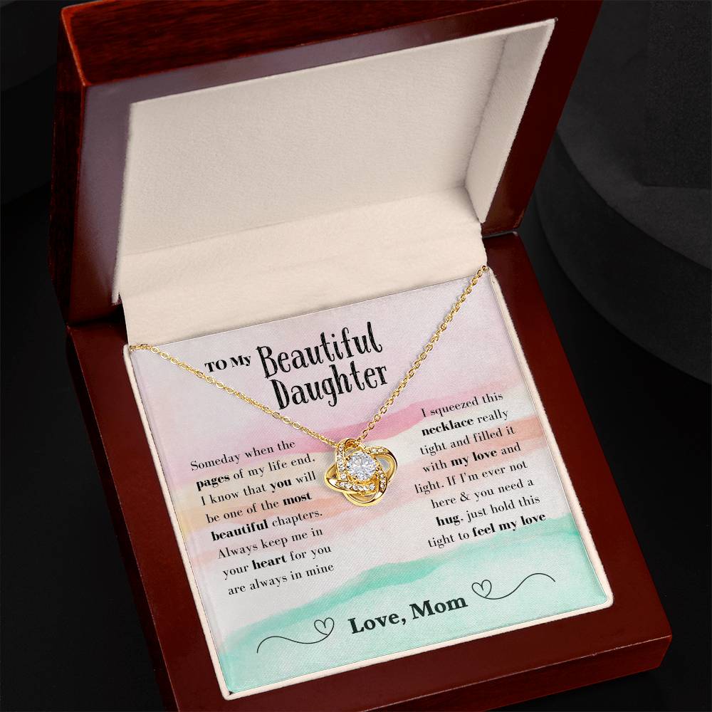 daughter - Someday - Love Knot Necklace