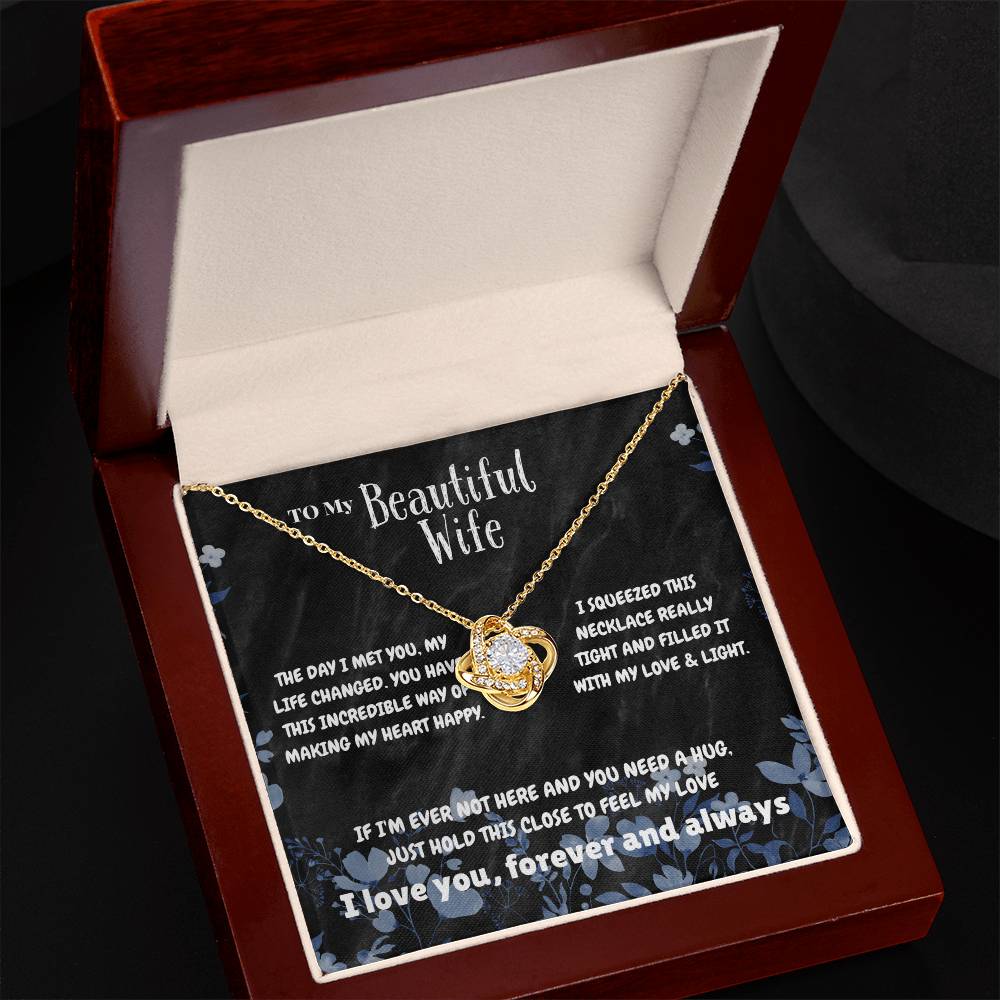Wife - The day - Love Knot Necklace