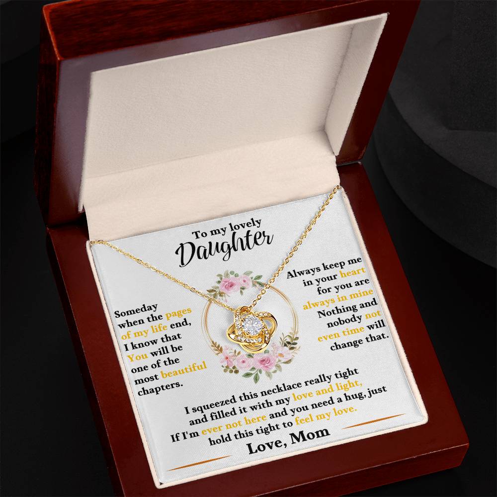 daughter - Someday - Love Knot Necklace