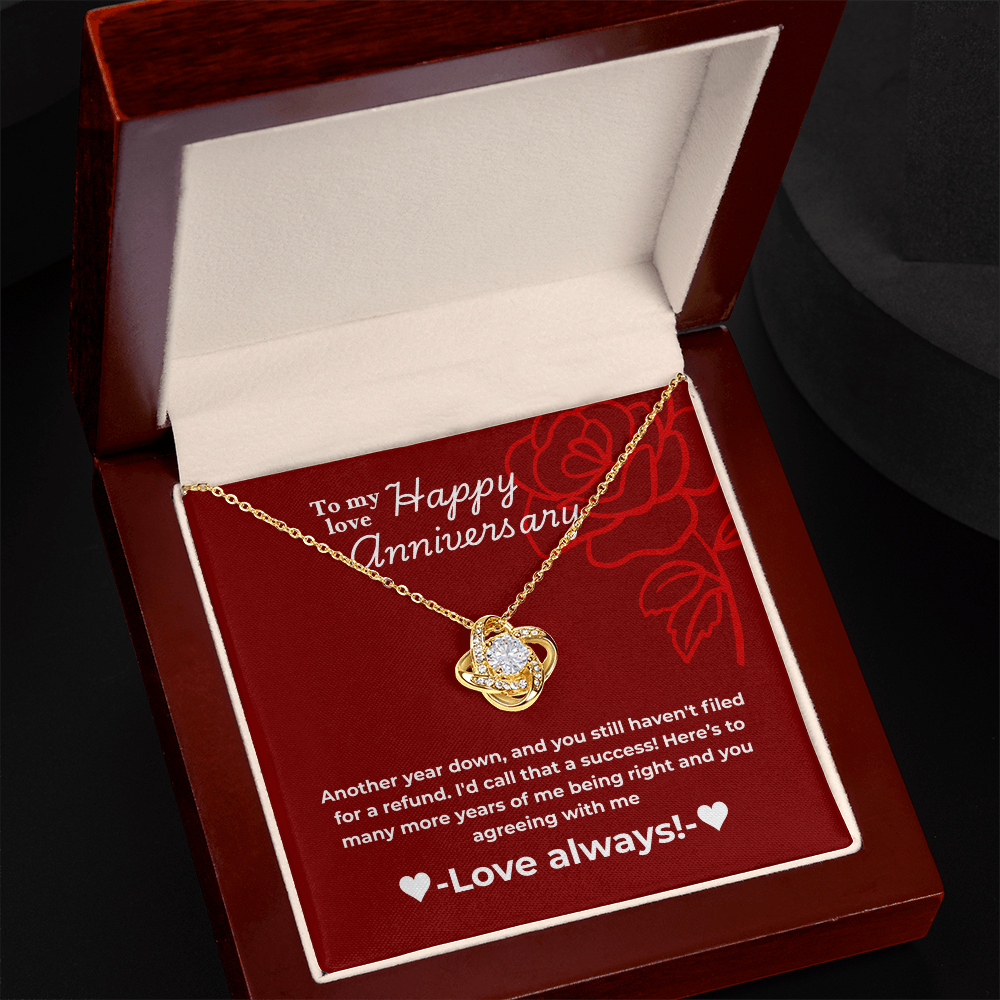My love - Another year - Love Knot Necklace