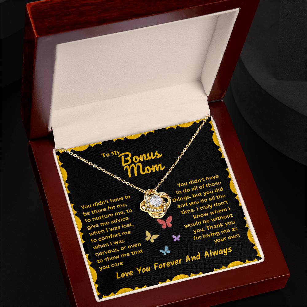 Step mom - You didn't have to - Love Knot Necklace