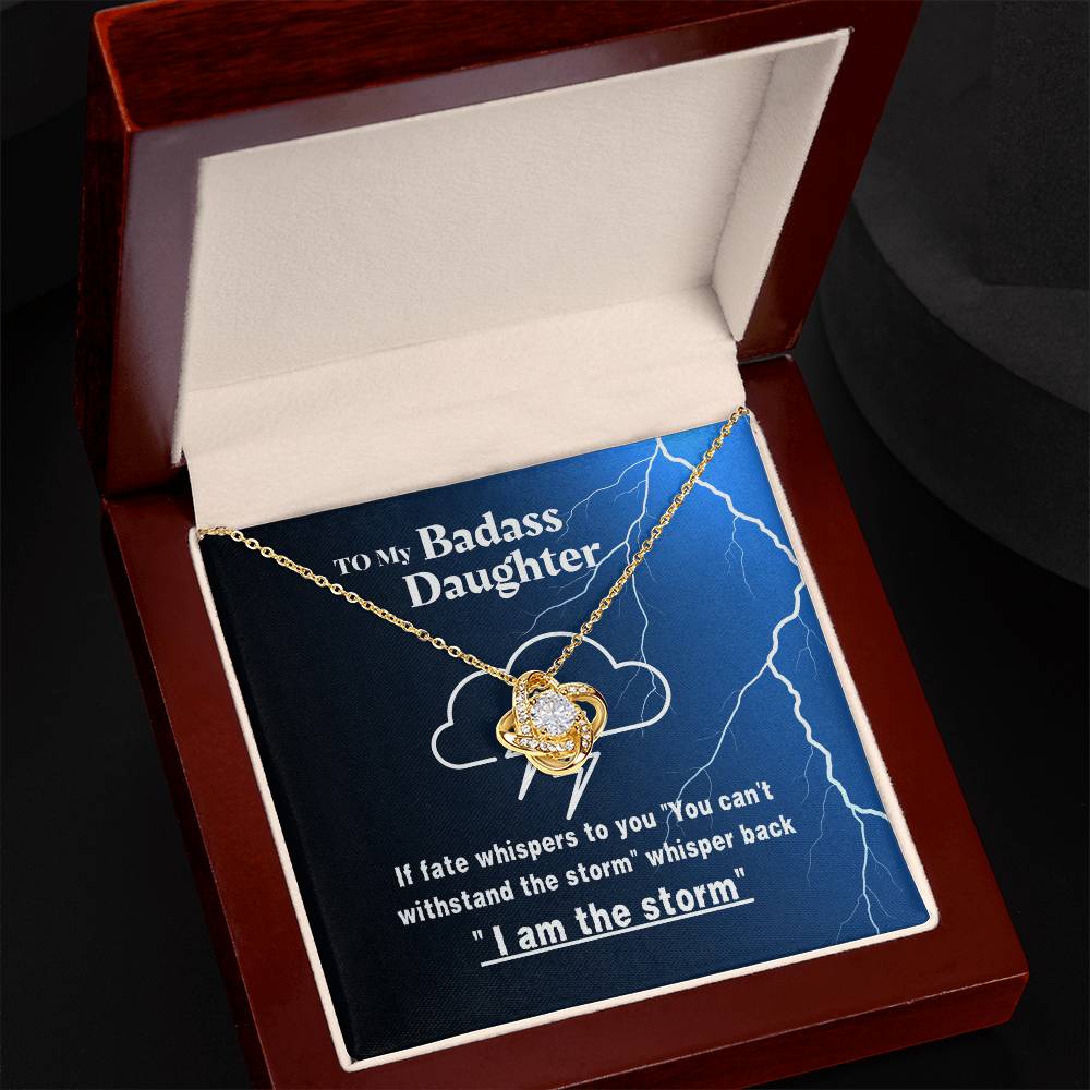daughter - If fate whispers - Love Knot Necklace