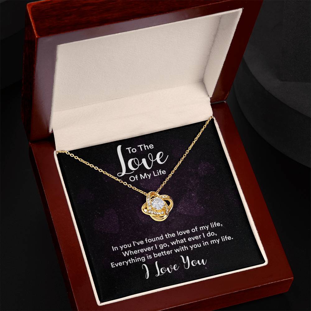 To love - In you - Love Knot Necklace