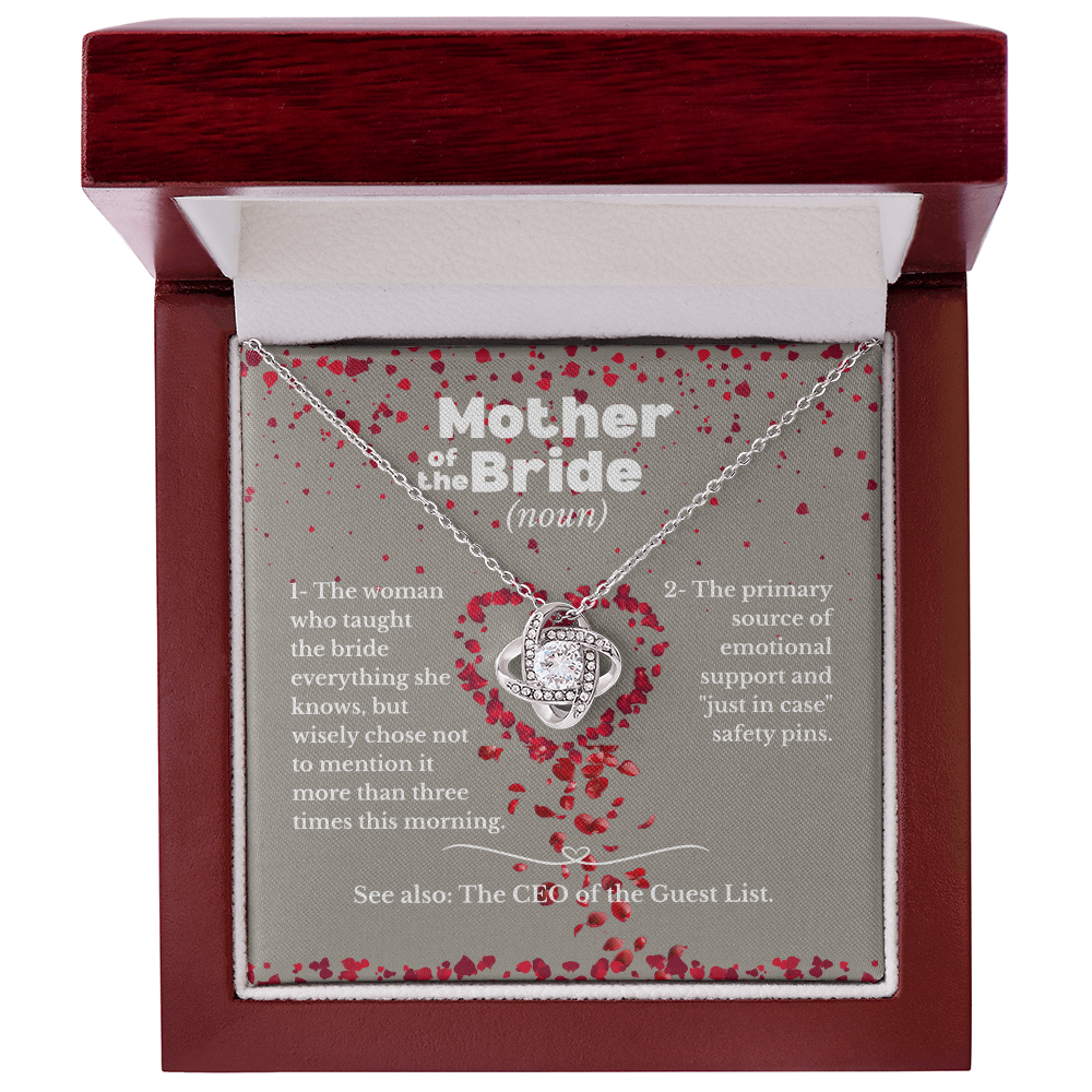 Mother of the Bride - Guest List CEO - Love Knot Necklace