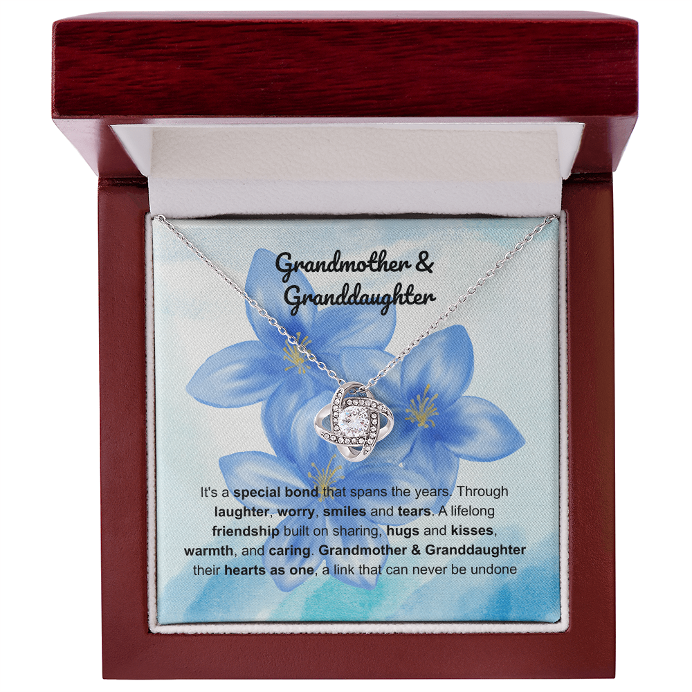 Grandmother daughter - special bond - Love Knot Necklace