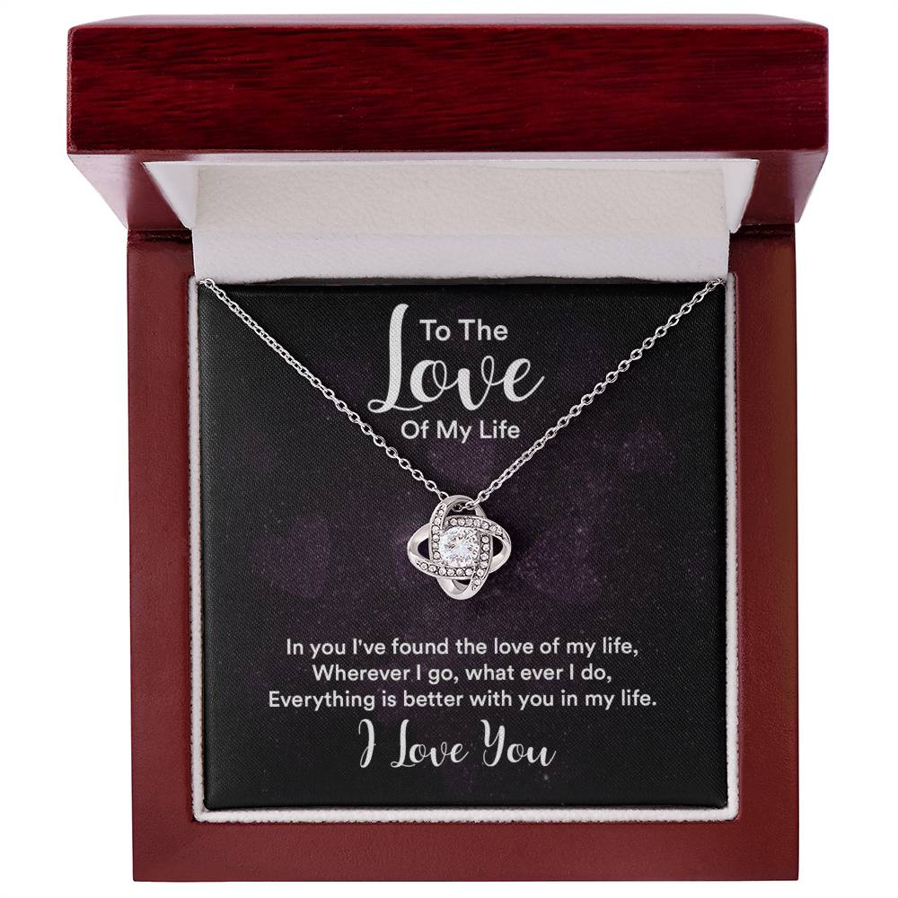 To love - In you - Love Knot Necklace