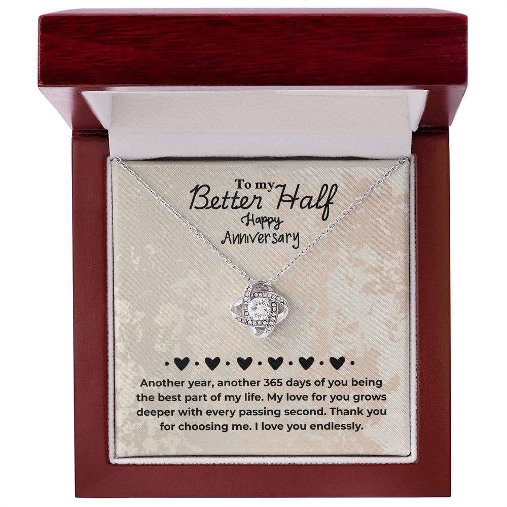 Better Half - Another year - Love Knot Necklace