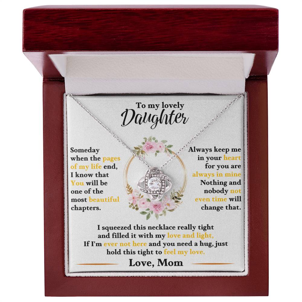 daughter - Someday - Love Knot Necklace