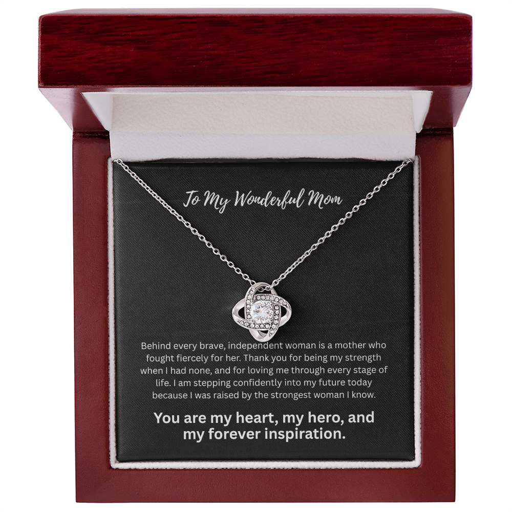 The "Unbreakable Bond" Mother of the Bride Interlocking Knot