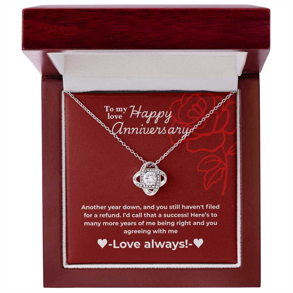 My love - Another year - Love Knot Necklace