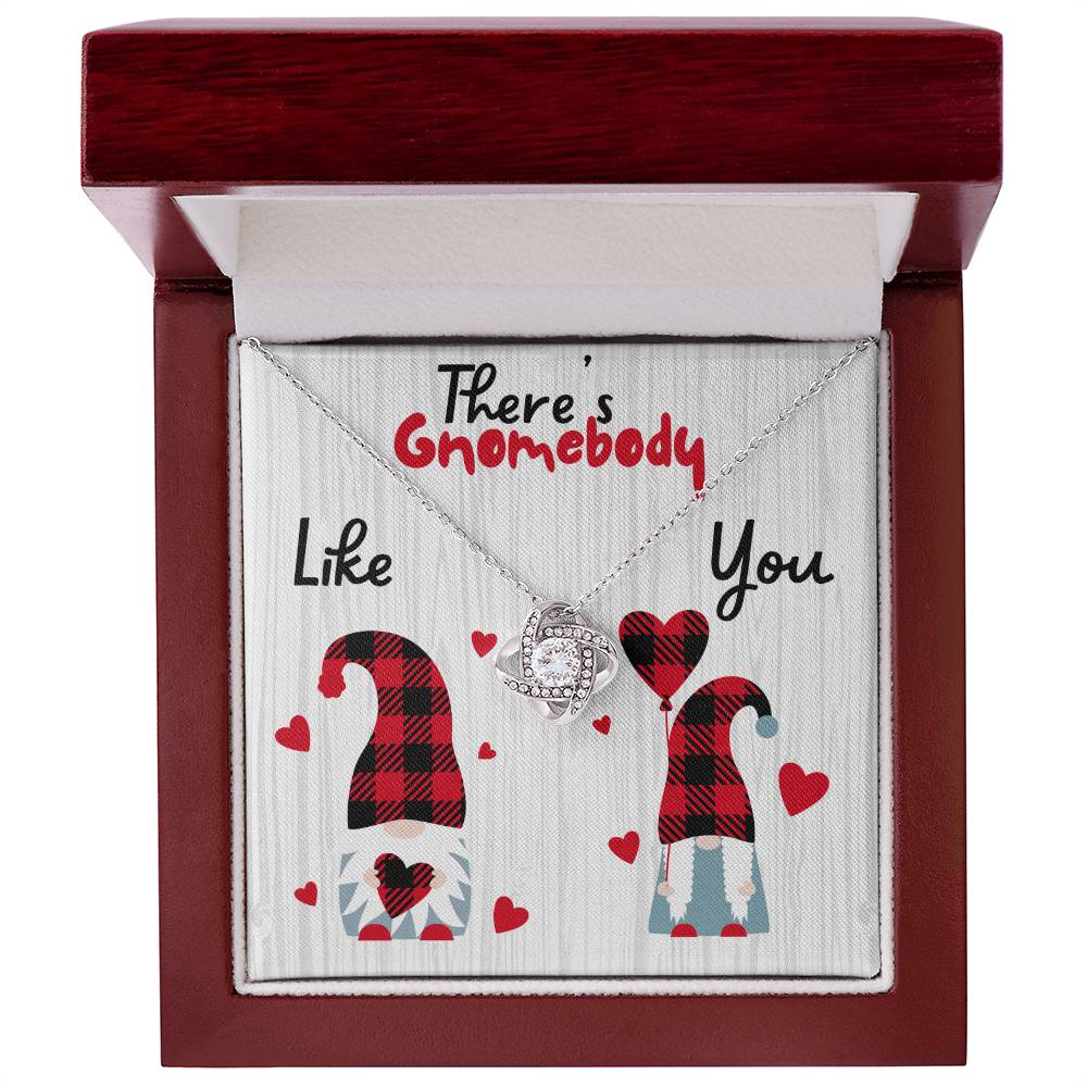 Gnome - There's Gnomebody - Love Knot Necklace