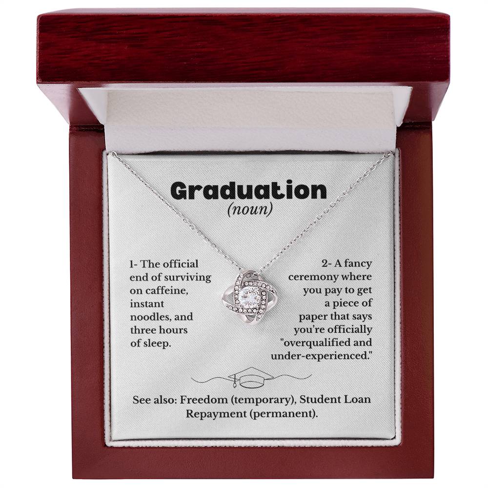 Graduate - Definition - Love Knot Necklace