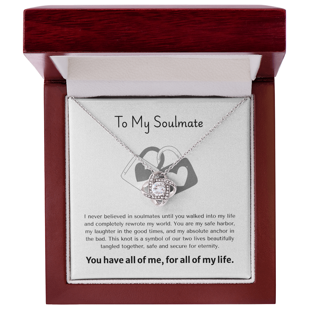 The "Cosmic Connection" Love Knot Pendant for Soulmate