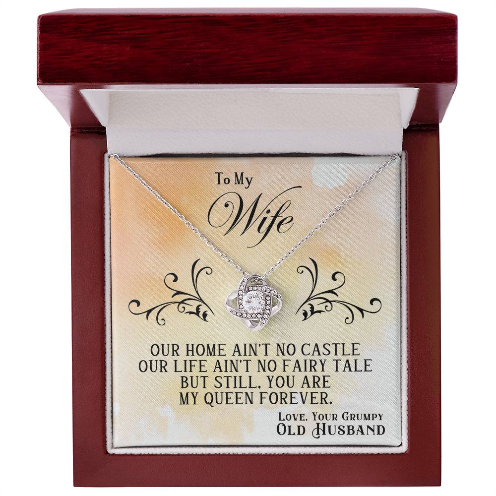 Wife - OUR HOME - Love Knot Necklace