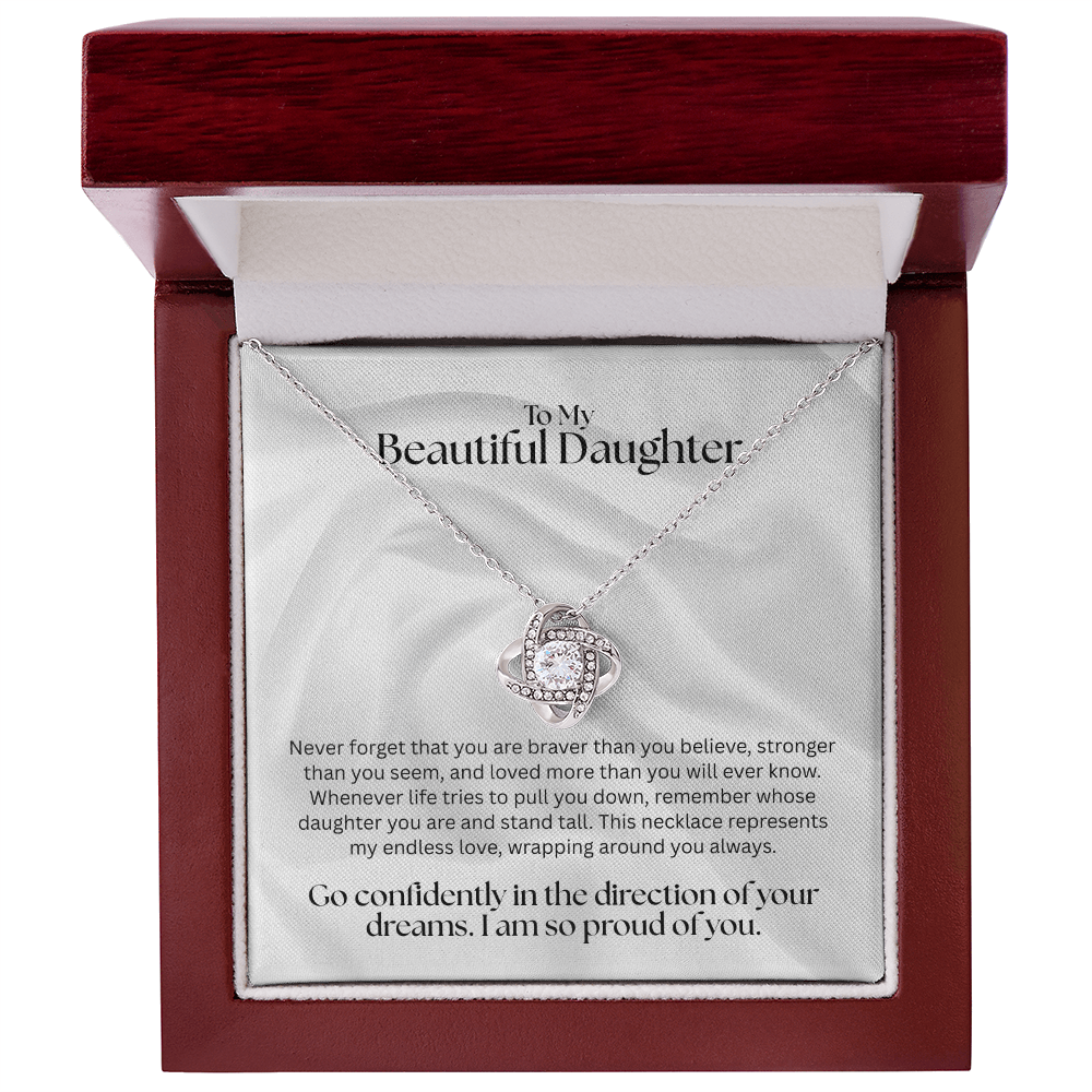 The "Endless Love" Interlocking Knot Necklace for Daughter