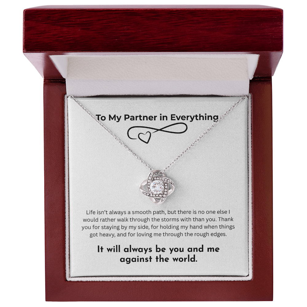 The "Resilient Love" Weathering the Storm Knot Necklace