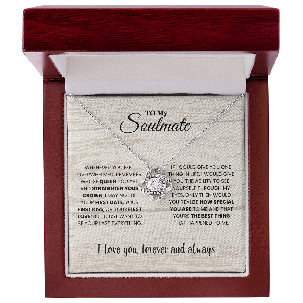 Soulmate - Whenever you feel - Love Knot Necklace