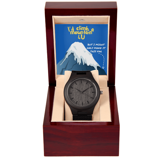Love - I'd climb a mountain - Wooden Watch