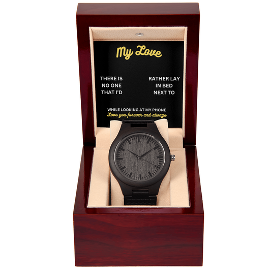 My love - There is no one - Wooden Watch