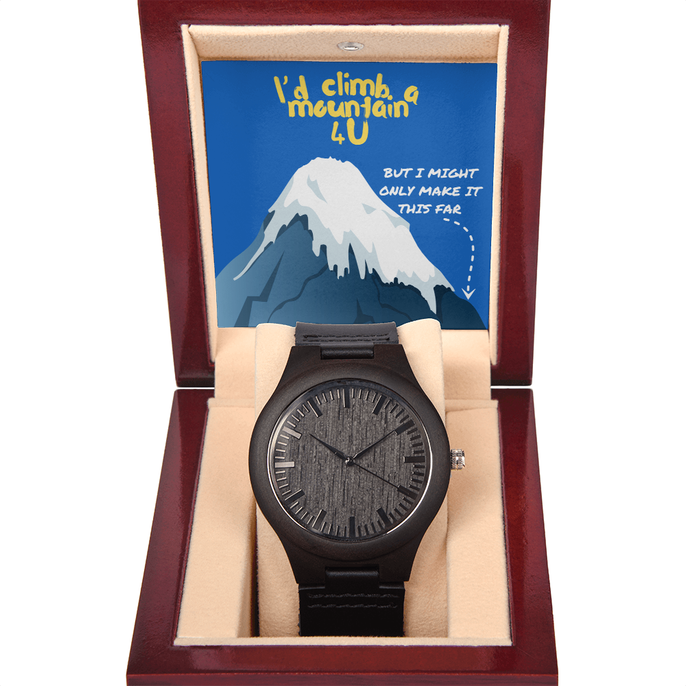 Love - I'd climb a mountain - Wooden Watch