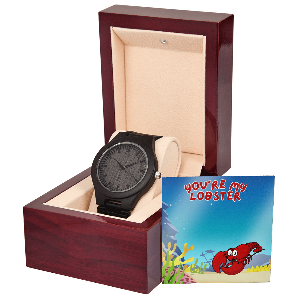 Love - You're my lobster - Wooden Watch